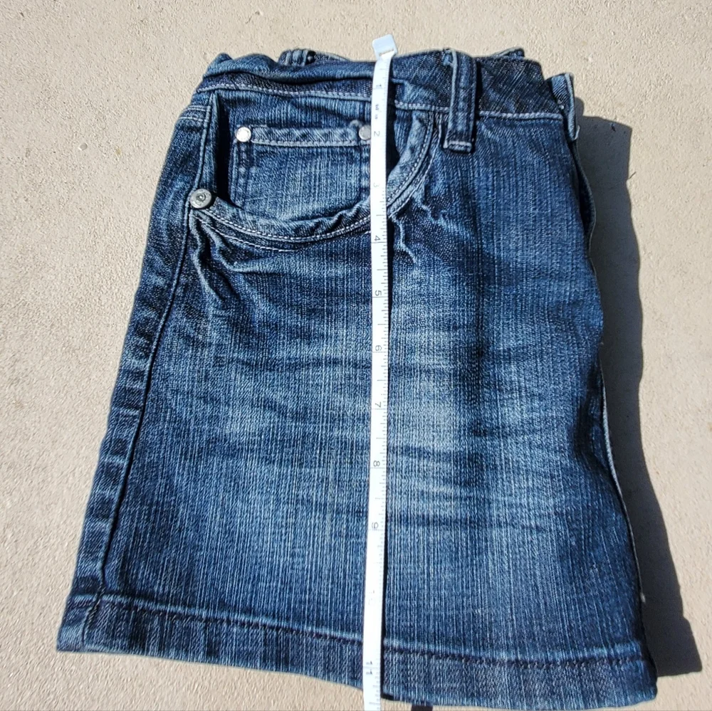 Star Zippered DENIMN Mini Skirt size Large Y2K Fashion - Picture 6 of 8